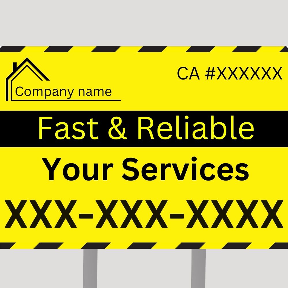 Yard Sign (Pack of 50)