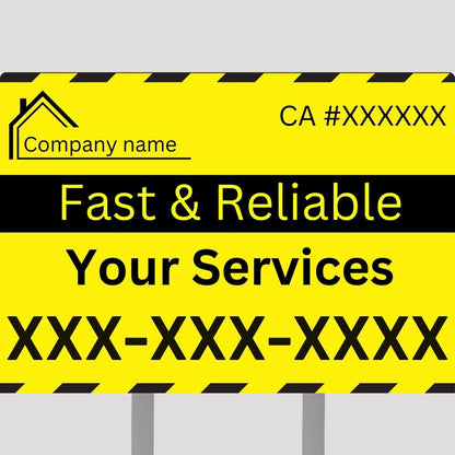 Yard Sign (Pack of 50)