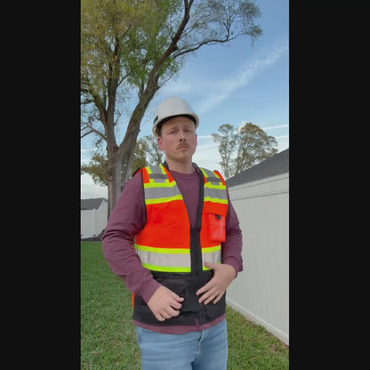 Sunshade Attached Hi-Vis Vest
